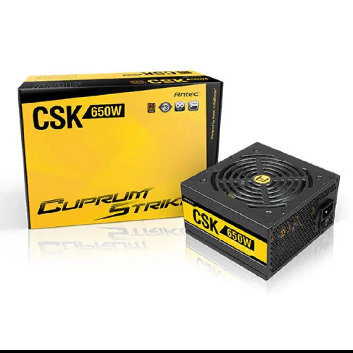 안텍 CSK 650W 80PLUS BRONZE 새제품 파워서플라이