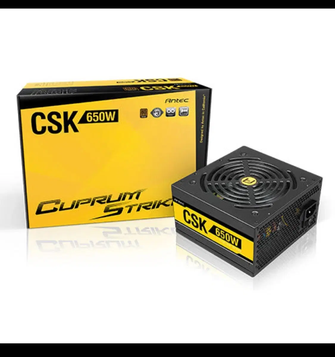 안텍 CSK 650W 80PLUS BRONZE 새제품 파워서플라이