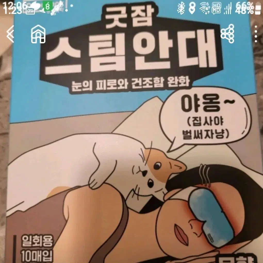 굿잠스팀안대20매