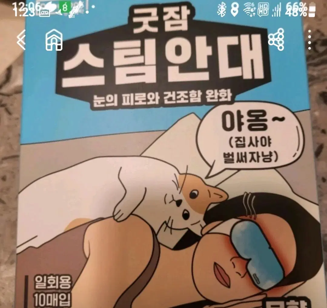 굿잠스팀안대20매