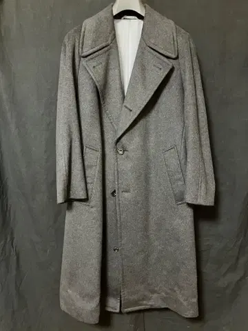 NOME GOTAIRIKU 싱글 알스터 코트 캐시미어 혼방