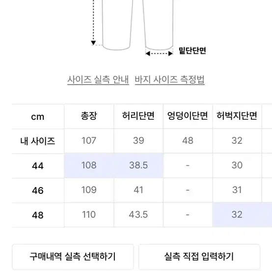 엘무드 포티지 워커 데님 팬츠 [44]