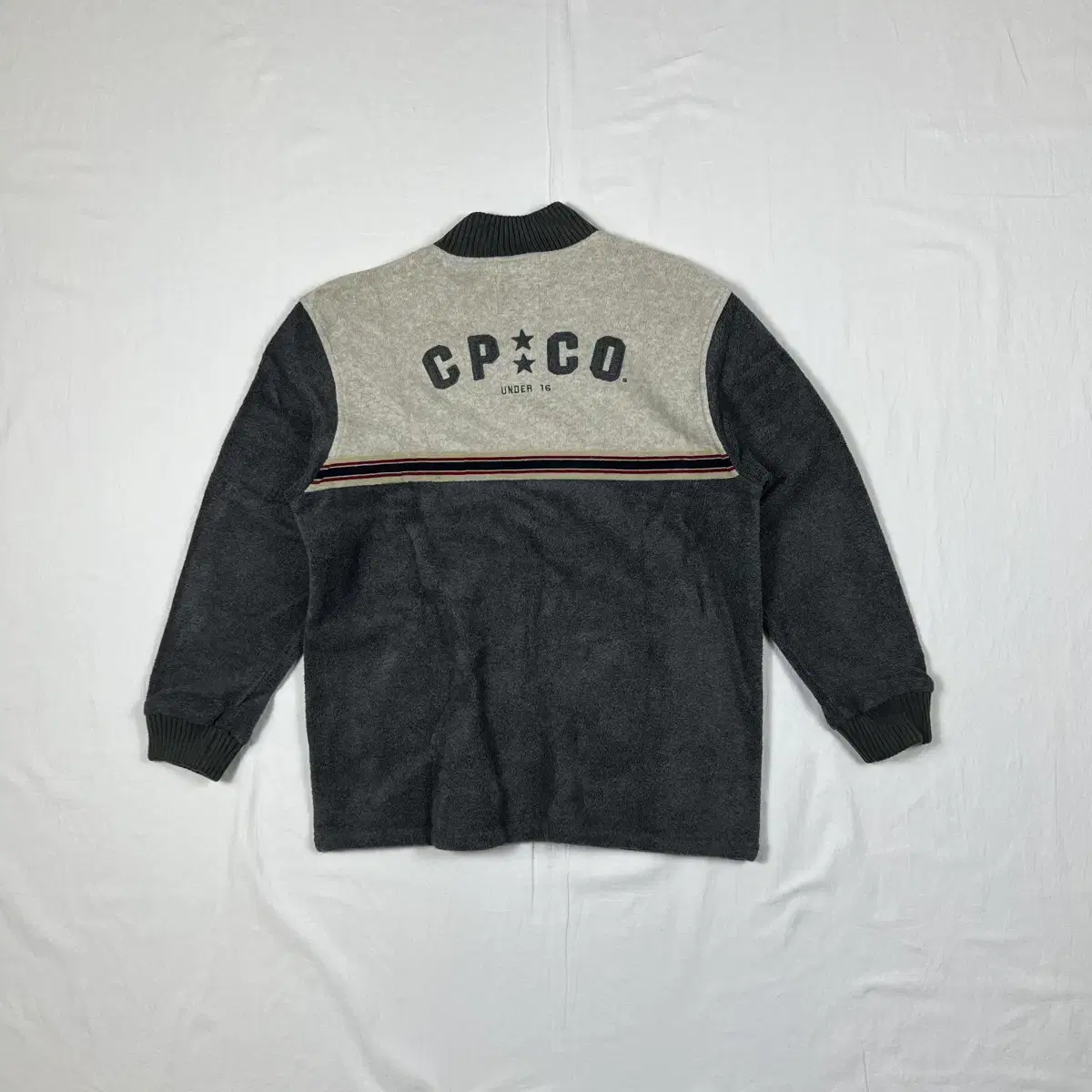 cp company 씨피컴퍼니 로고 플리스 집업 자켓