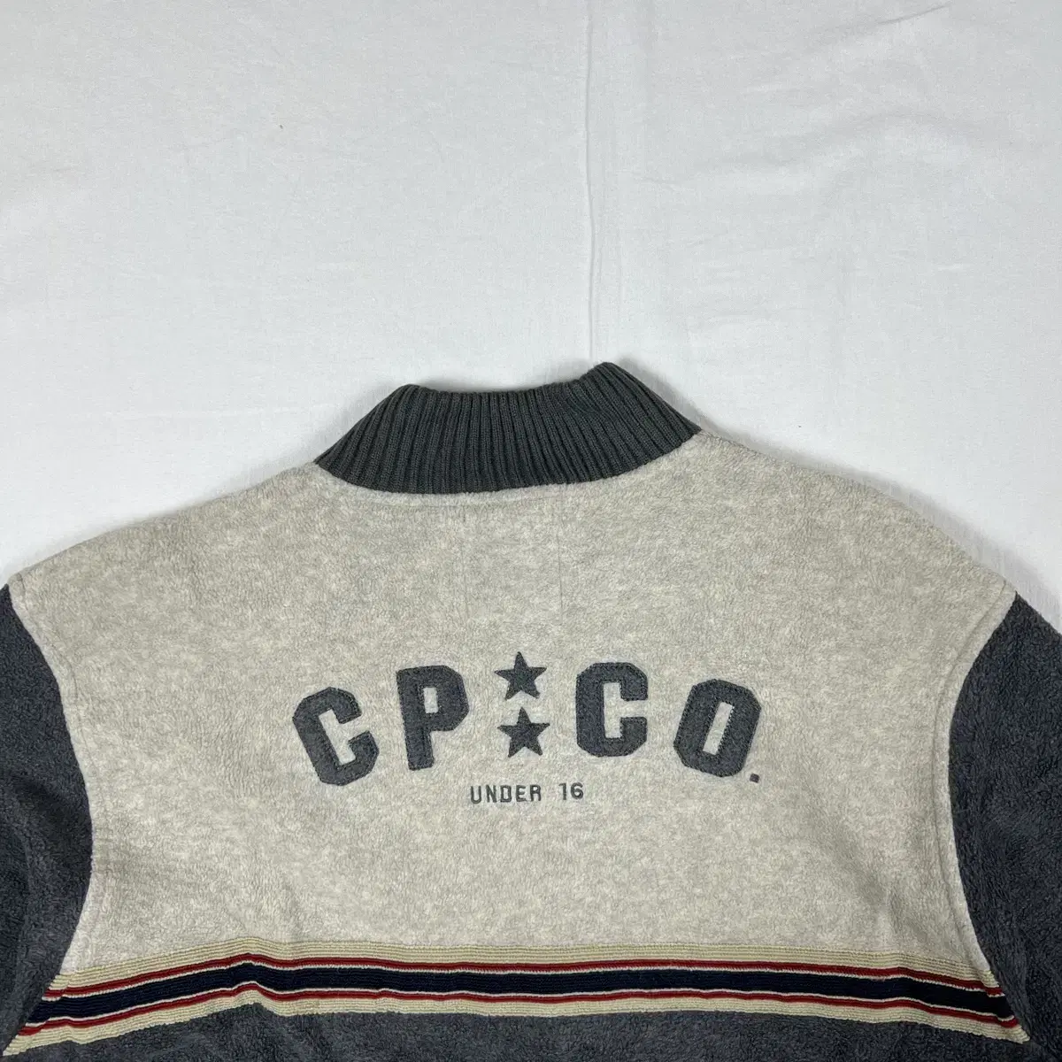 cp company 씨피컴퍼니 로고 플리스 집업 자켓