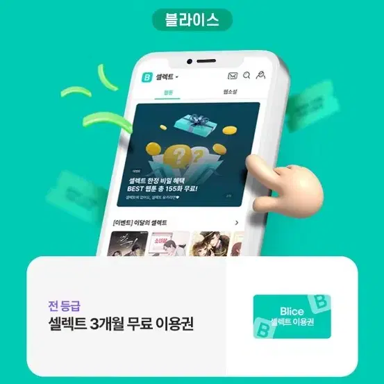 블라이스 셀렉트 3개월 구독권