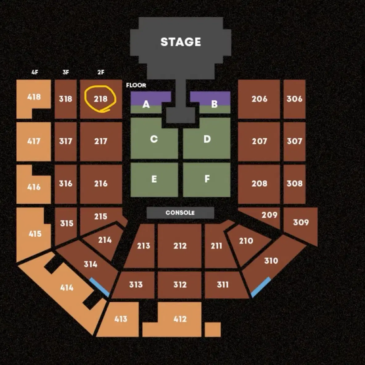 태양 2월1일 토요일 콘서트 218구역 1좌석 원가양도합니다