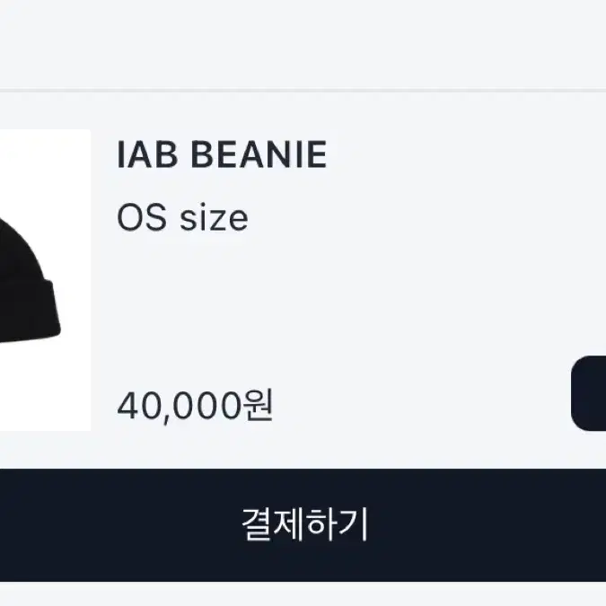 아이앱 비니 IAB BEANIE