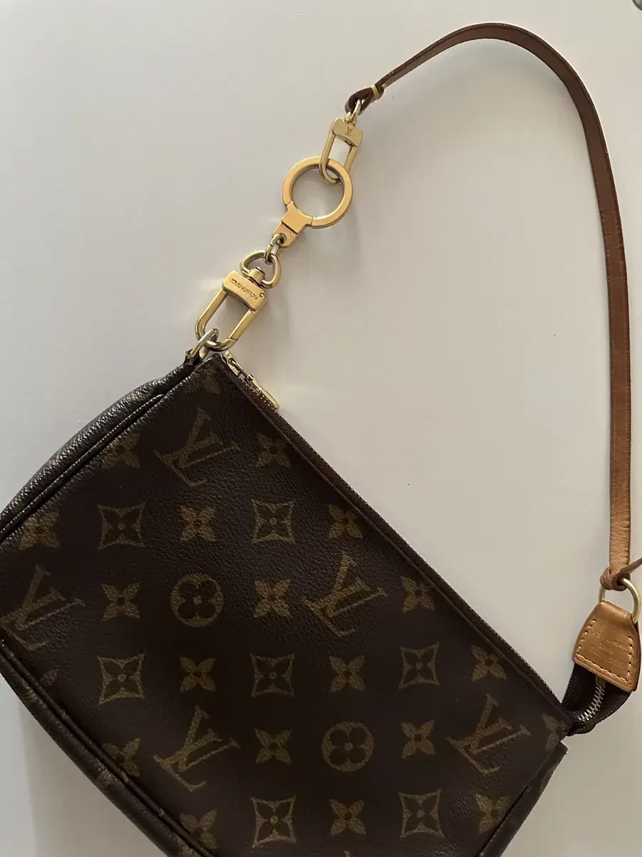 keyring, a genuine Louis Vuitton keyring, pouch keyring, and keyring