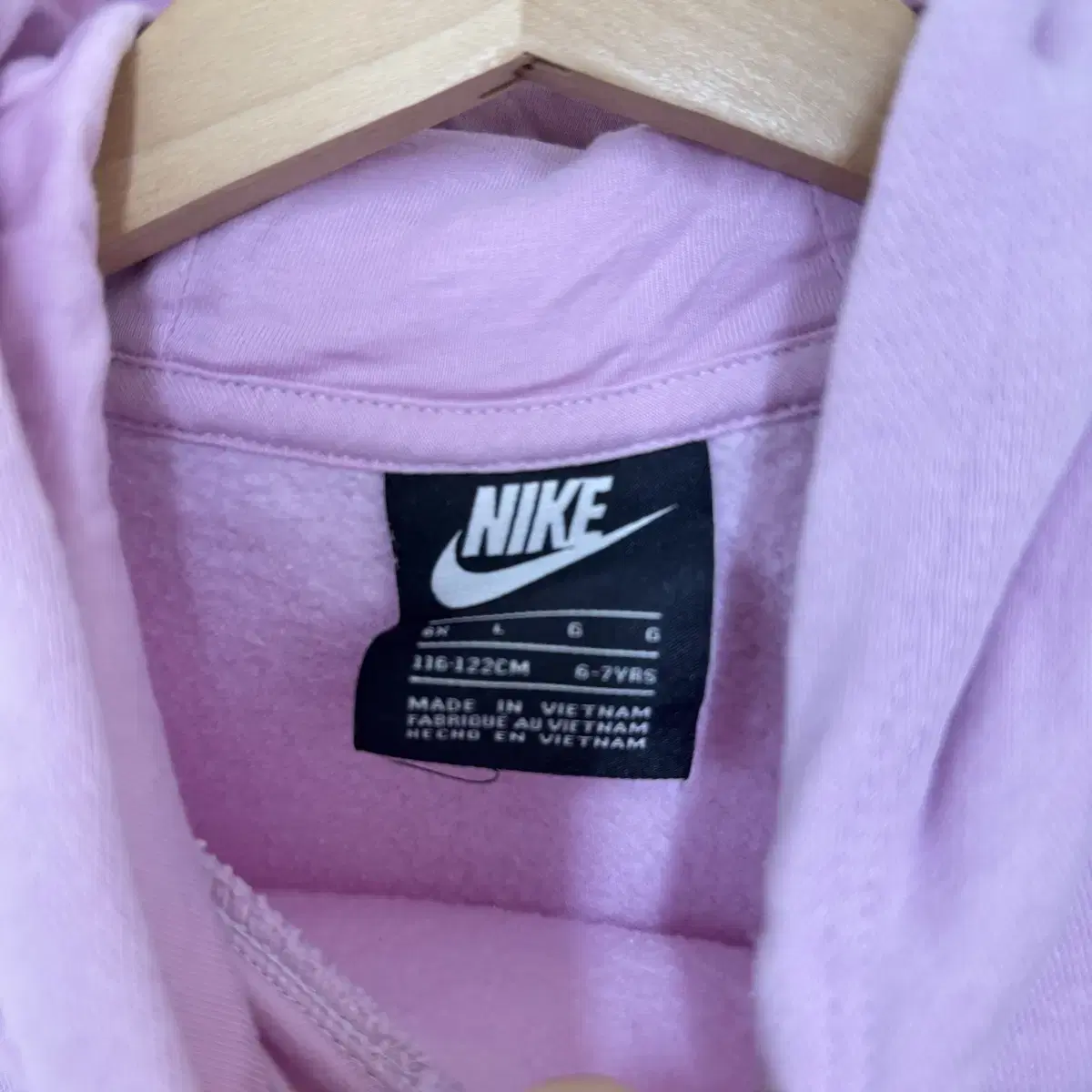 Nike 나이키 키즈 기모 후드티 6-7세 (116-122cm)