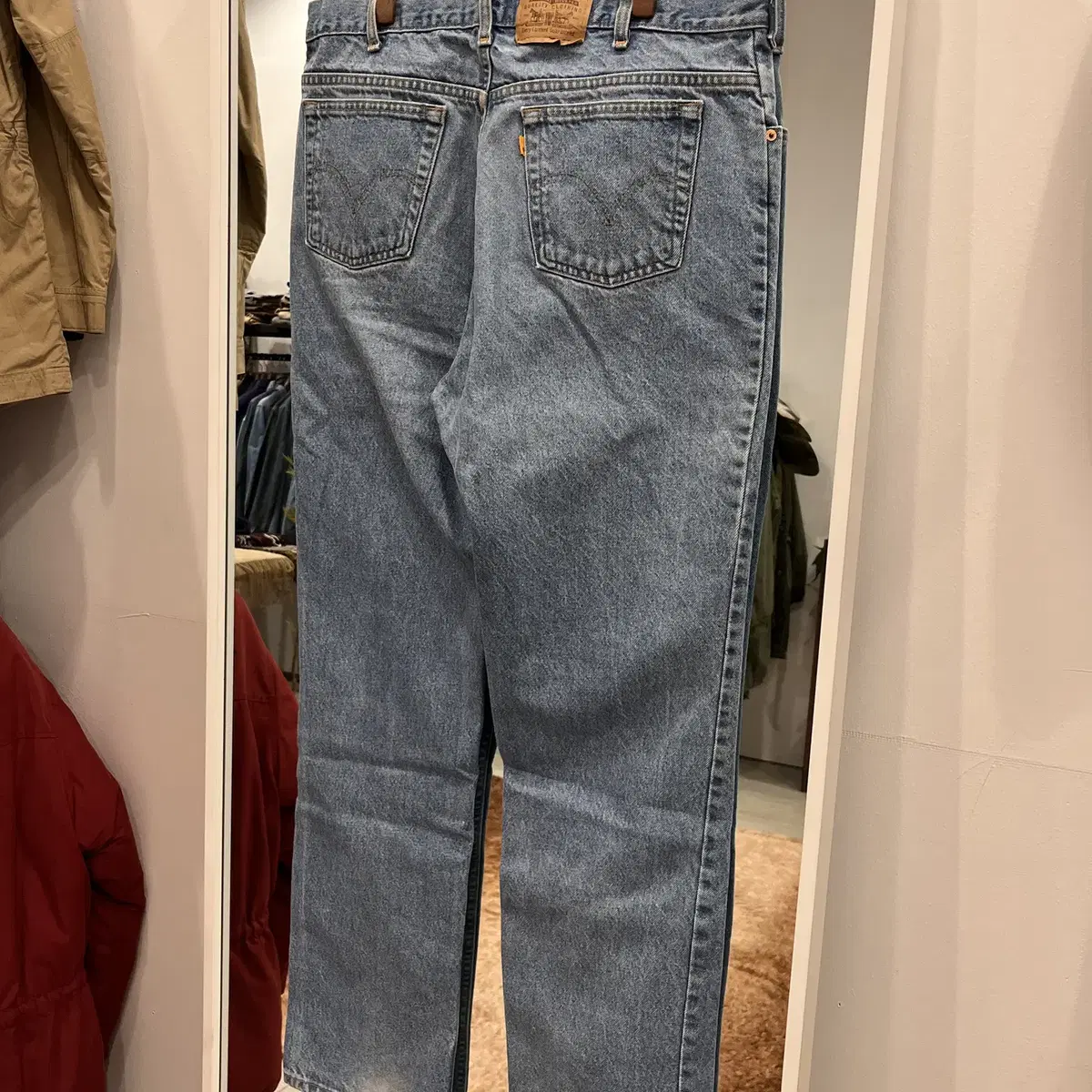 90s Levis 리바이스 오렌지탭 데님 팬츠 (36-37inch)