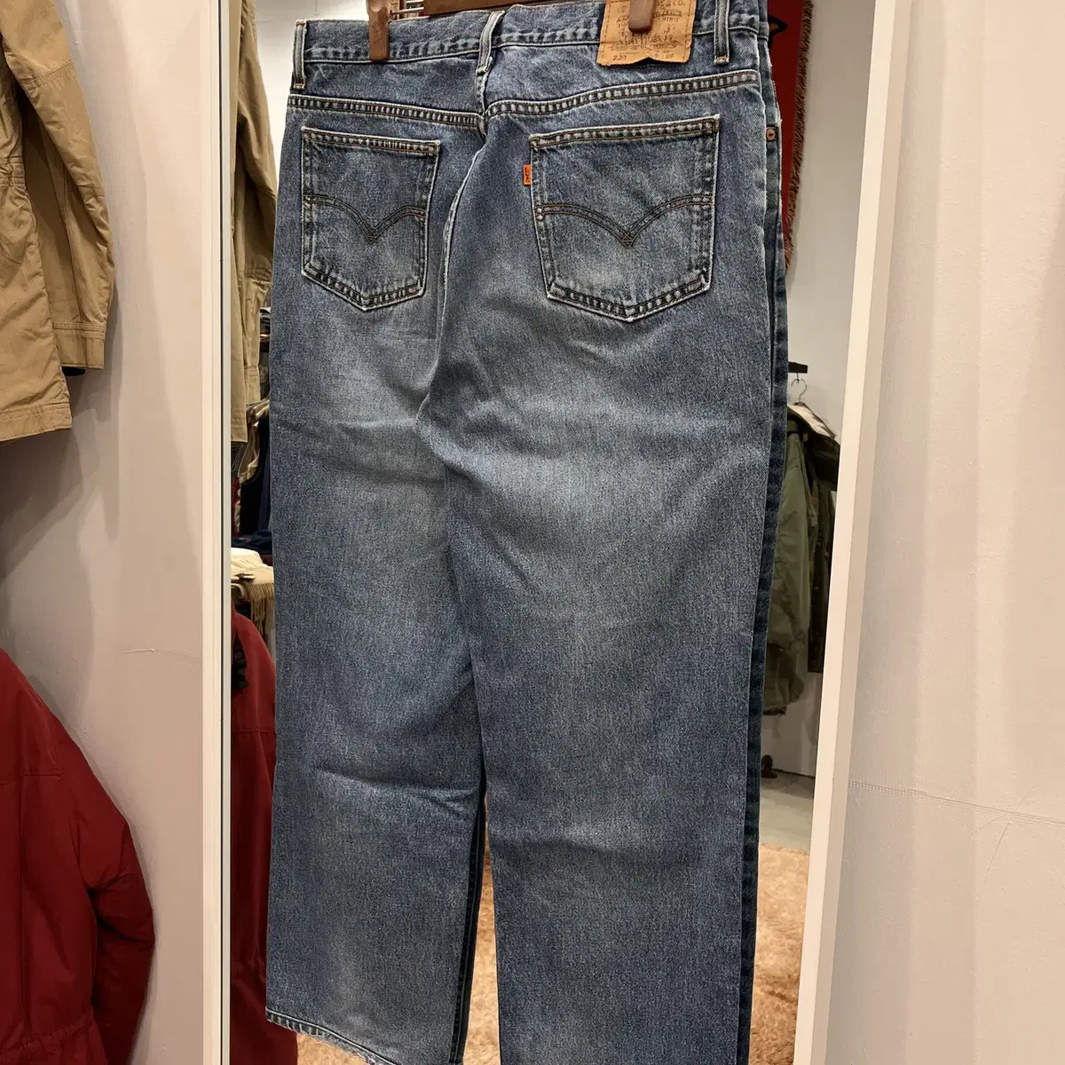 00s Levis 리바이스 220 오렌지탭 데님 팬츠 35-36inch