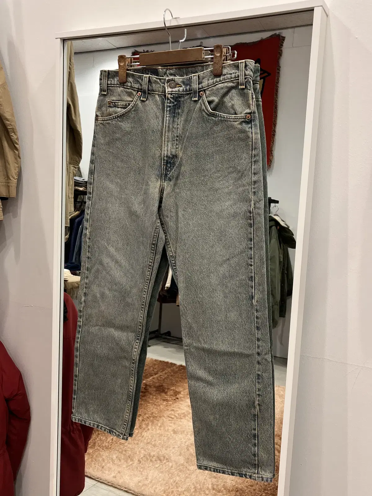 90s Levis 리바이스 505 오렌지탭 데님 팬츠 32-33inch