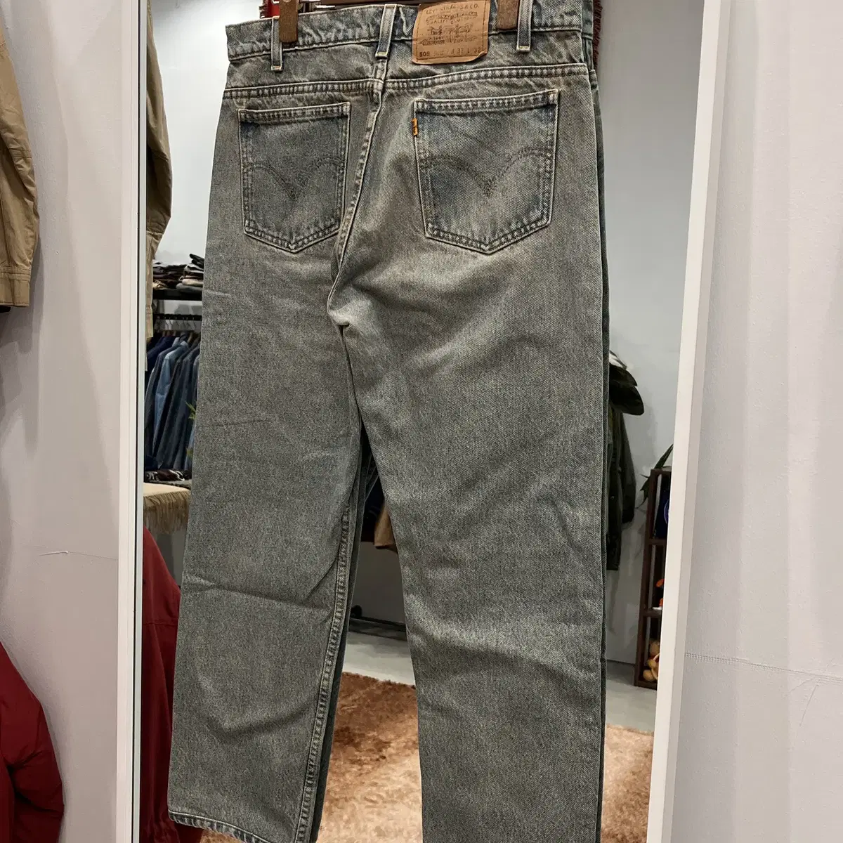 90s Levis 리바이스 505 오렌지탭 데님 팬츠 32-33inch