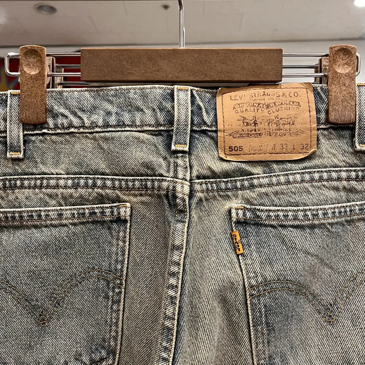 90s Levis 리바이스 505 오렌지탭 데님 팬츠 32-33inch