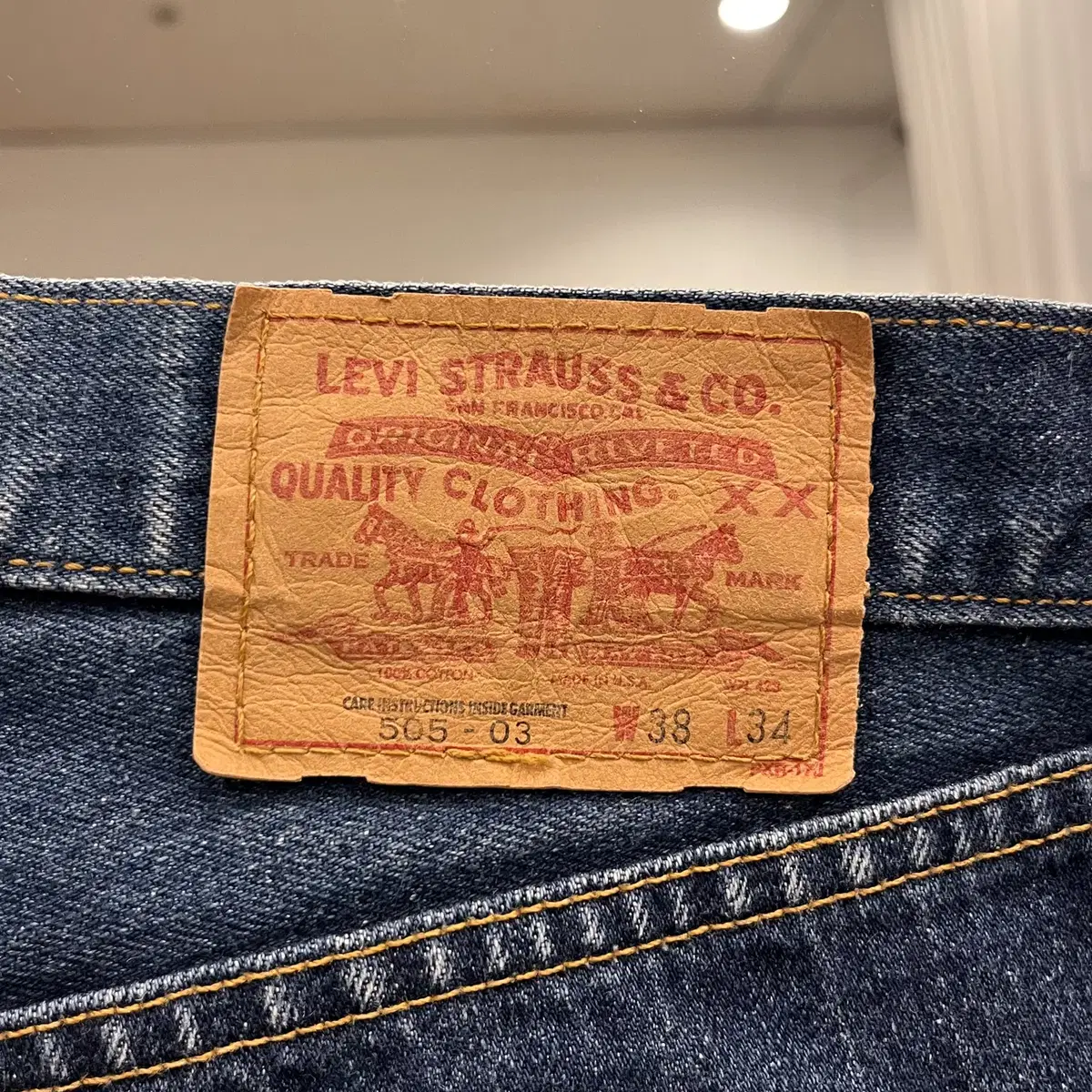 00s Levis 리바이스 505 데님 팬츠 (36-37) (USA)