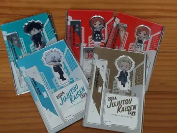 주술회전카페2024 아크릴 스탠드 5개 세트