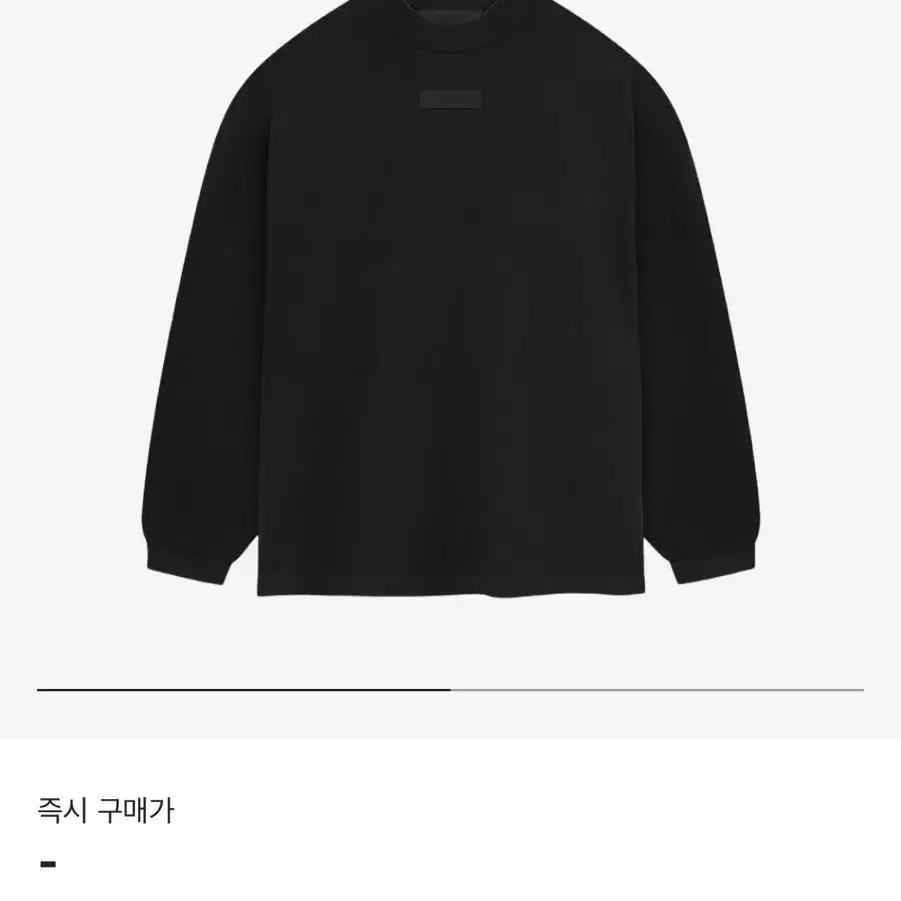 24ss 에센셜 롱슬리브 새상품 m