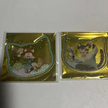 닌텐도 난타마 난자 아크릴 코스터 2개 세트 식만 난타로