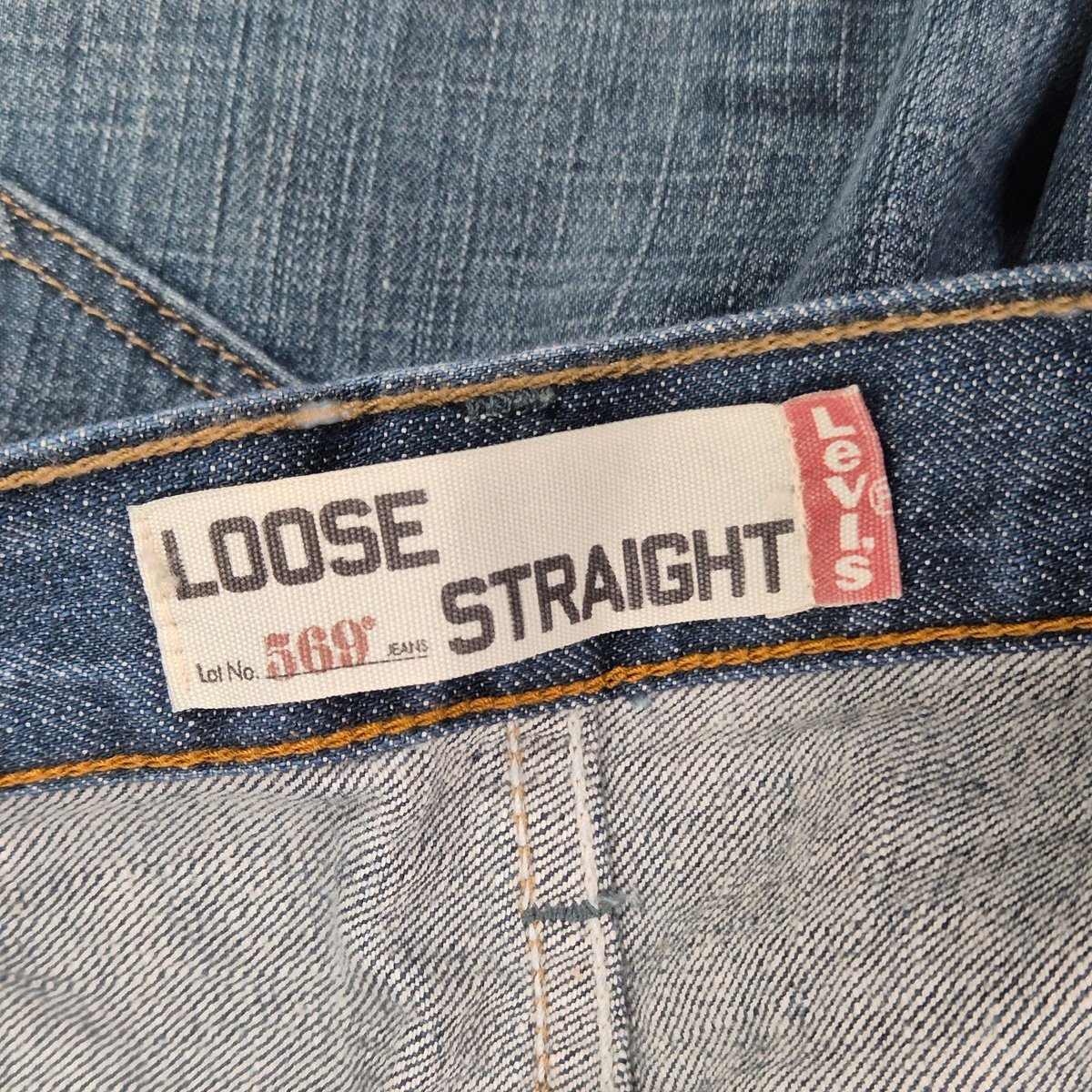 [31] (새제품) 리바이스 569 데님팬츠 loose straight