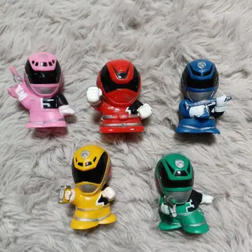 슈퍼 전대 데카렌더 미니어처 피규어 5종 세트