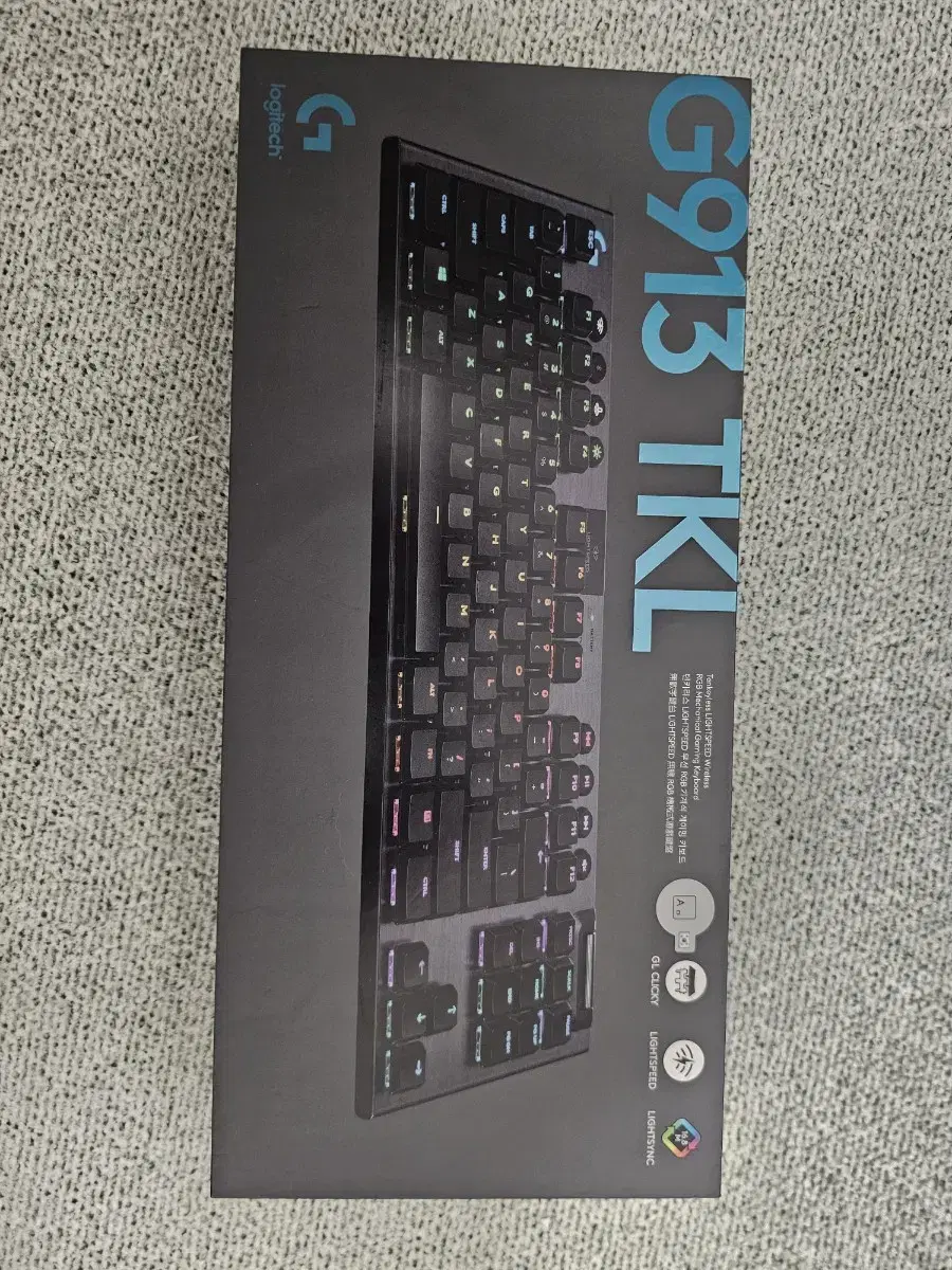 로지텍 G913 TKL 클리키 청축 풀박스