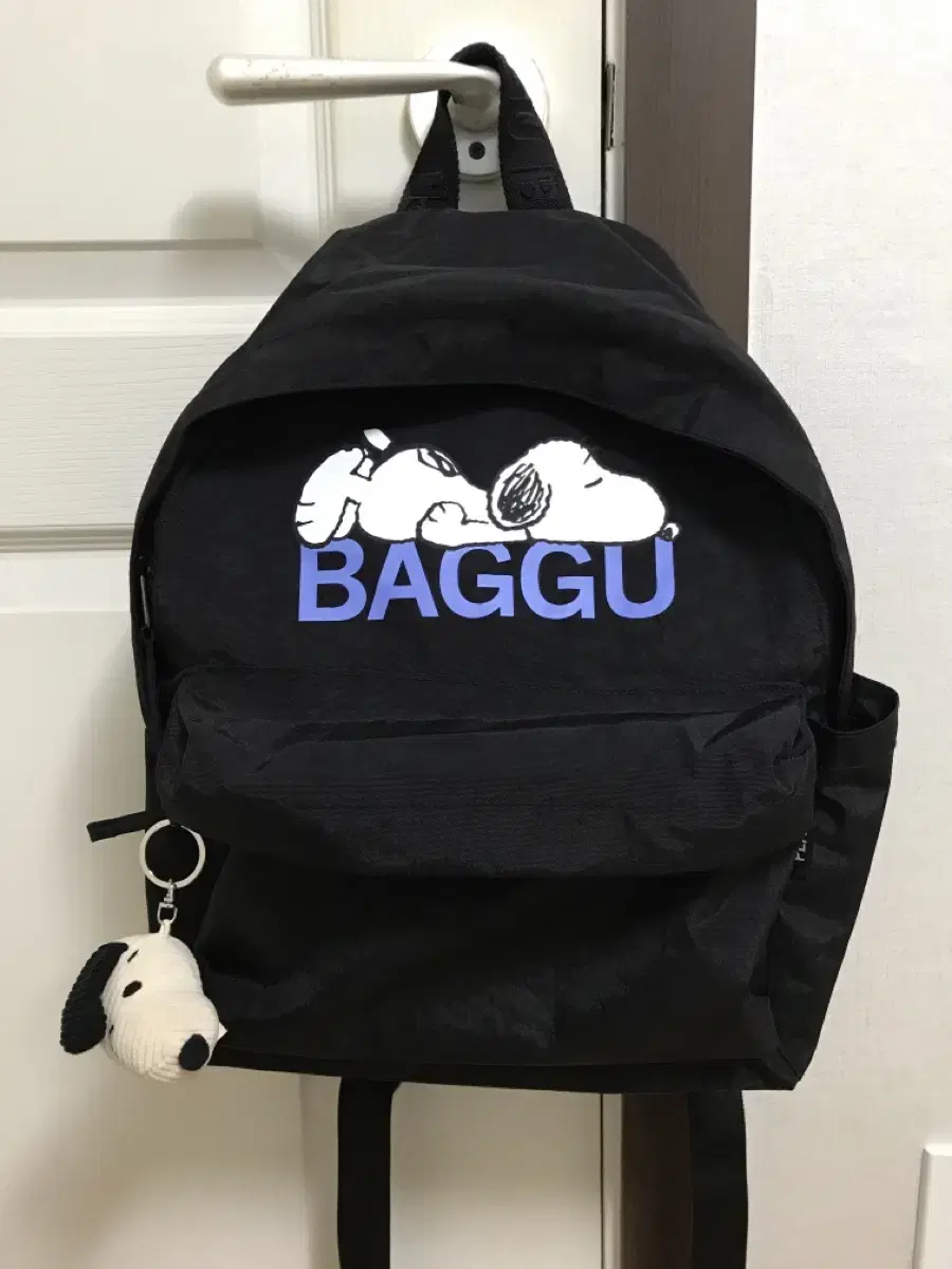 BAGGU 바쿠 스누피 피너츠 백팩 키링포함