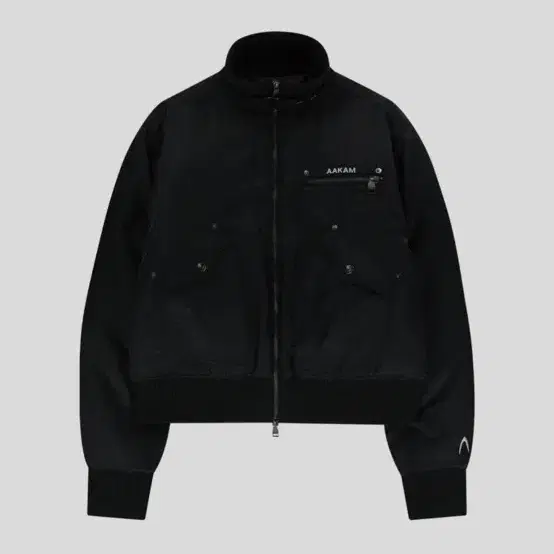 아캄 High-Neck Bomber Jacket (Black) 2 새상품