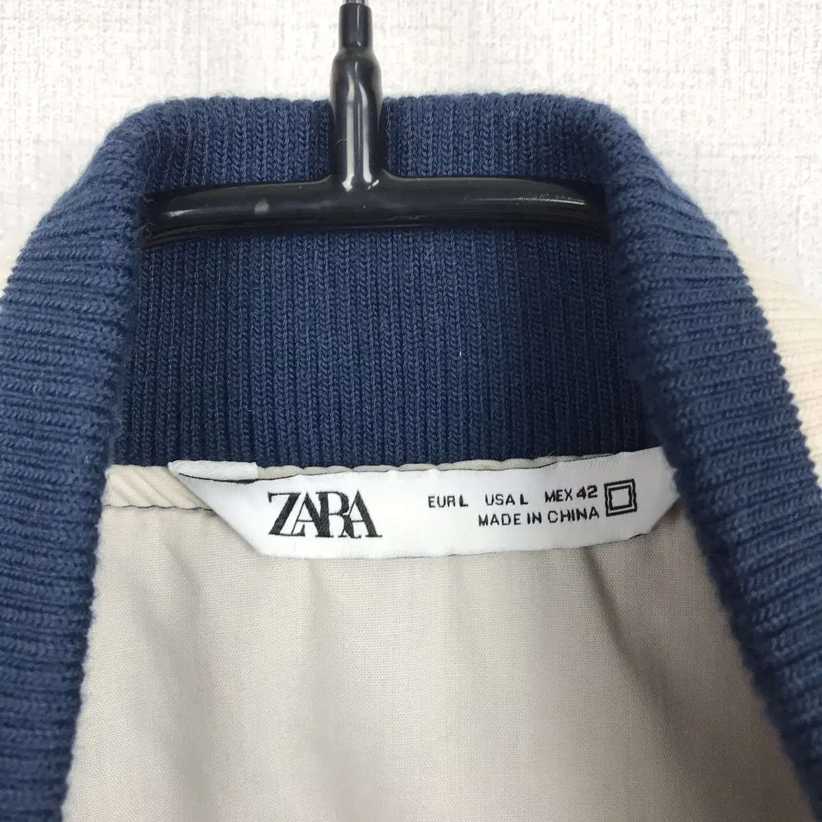 자라 ZARA 코듀로이 바시티 봄버 점퍼 자켓 남성L