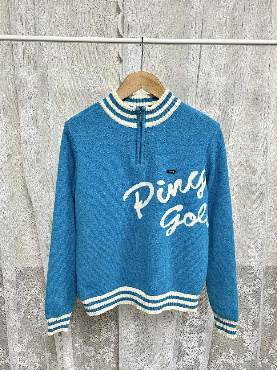 90) PING Golf Wool Cashmere Windproof Knit