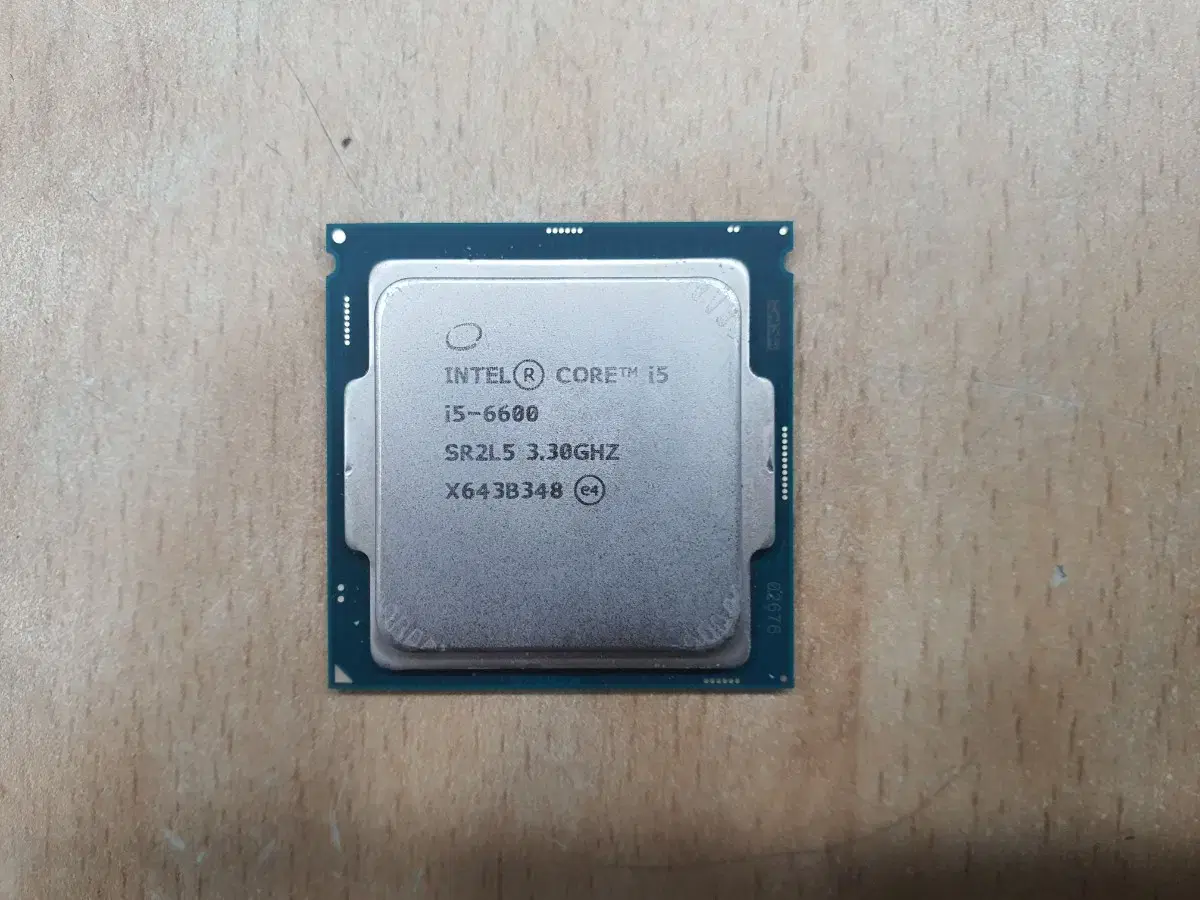 인텔 6세대 i5 6600 CPU 쿨러별도