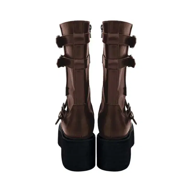 애즈온 MAYA MIDI BUCKLE BOOTS 사이즈225