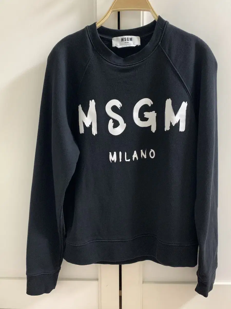 MSGM 여성 맨투맨 블랙 M사이즈