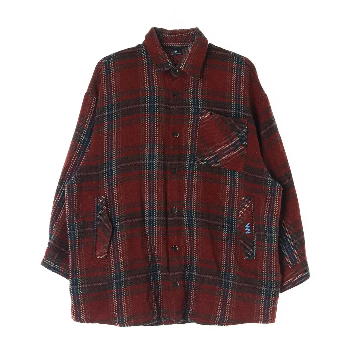 [M]W.V. Project Woolland Red Brown Check Shirt