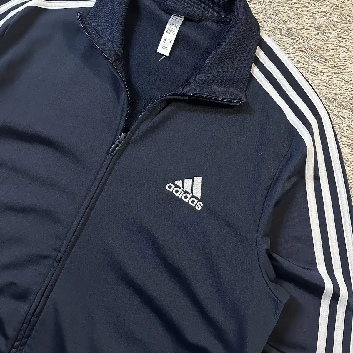 [2XL] 아디다스 ADIDAS 삼각로고 트랙탑 져지 네이비