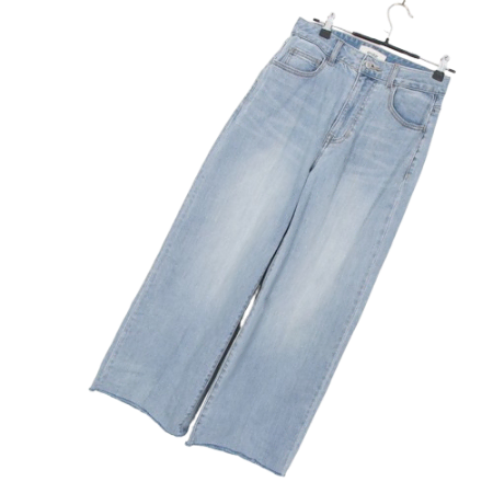 24 years ANDAHR Women's 26 Wide-leg Denim Pants