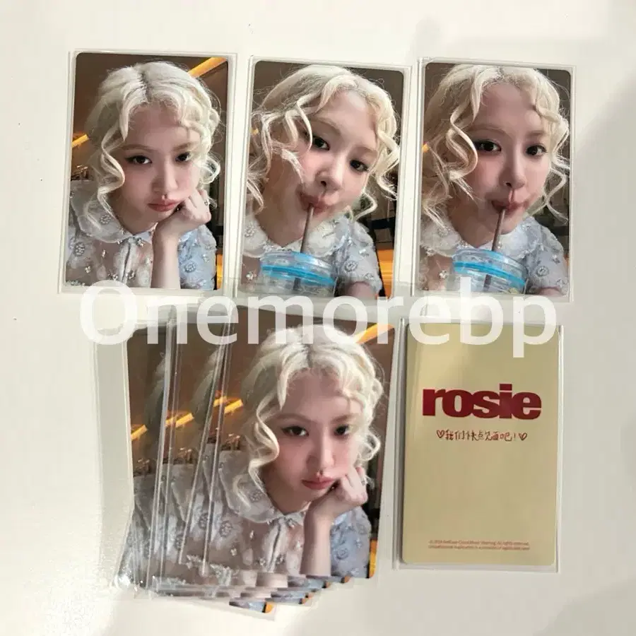 ROSE ROSIE NetEase 로제 로지 중국 특전 포카 양도