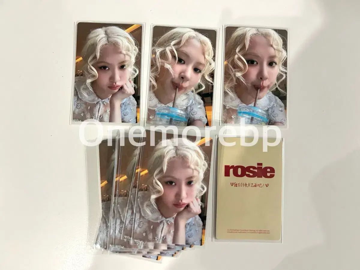 ROSE ROSIE NetEase 로제 로지 중국 특전 포카 양도