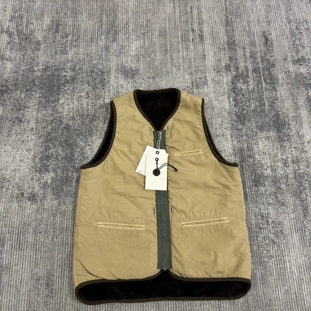 VISVIM 20AW C/D LINER VEST