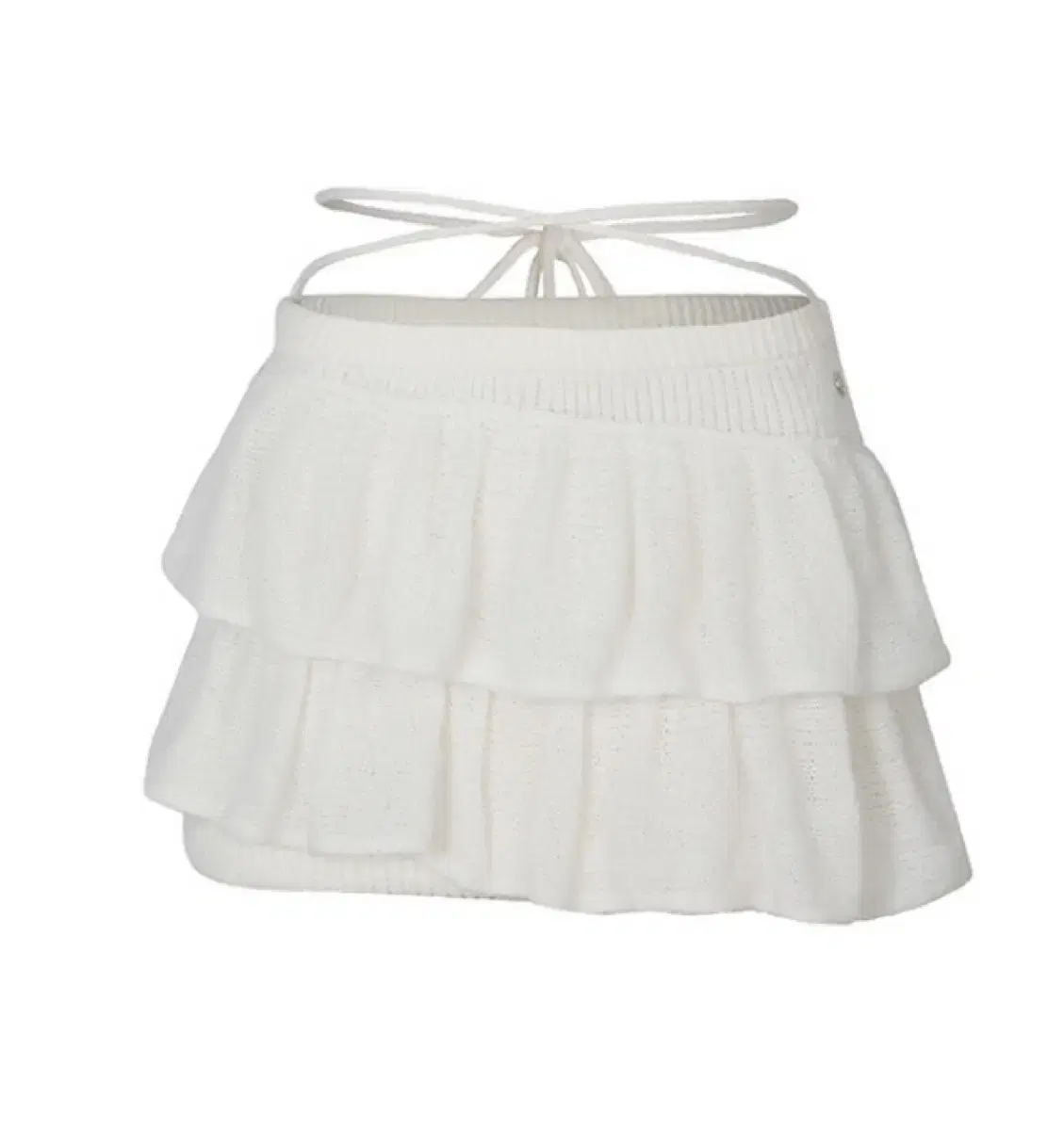 새상품) 페인오어플레져 Angela knit skirt (white)