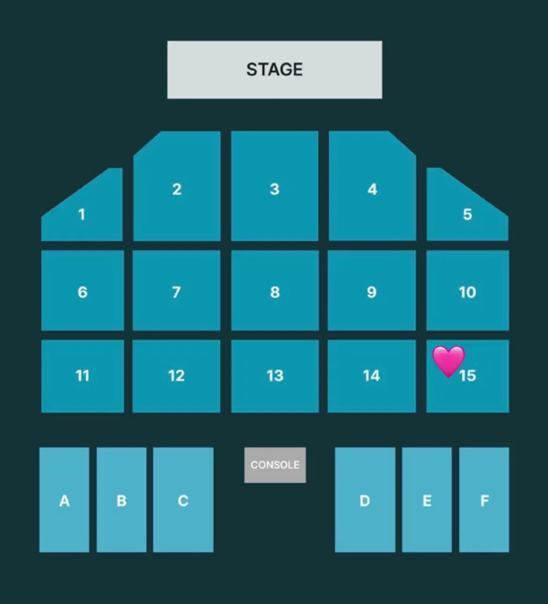 데이식스 부산콘 첫콘 15구역 3열 양도