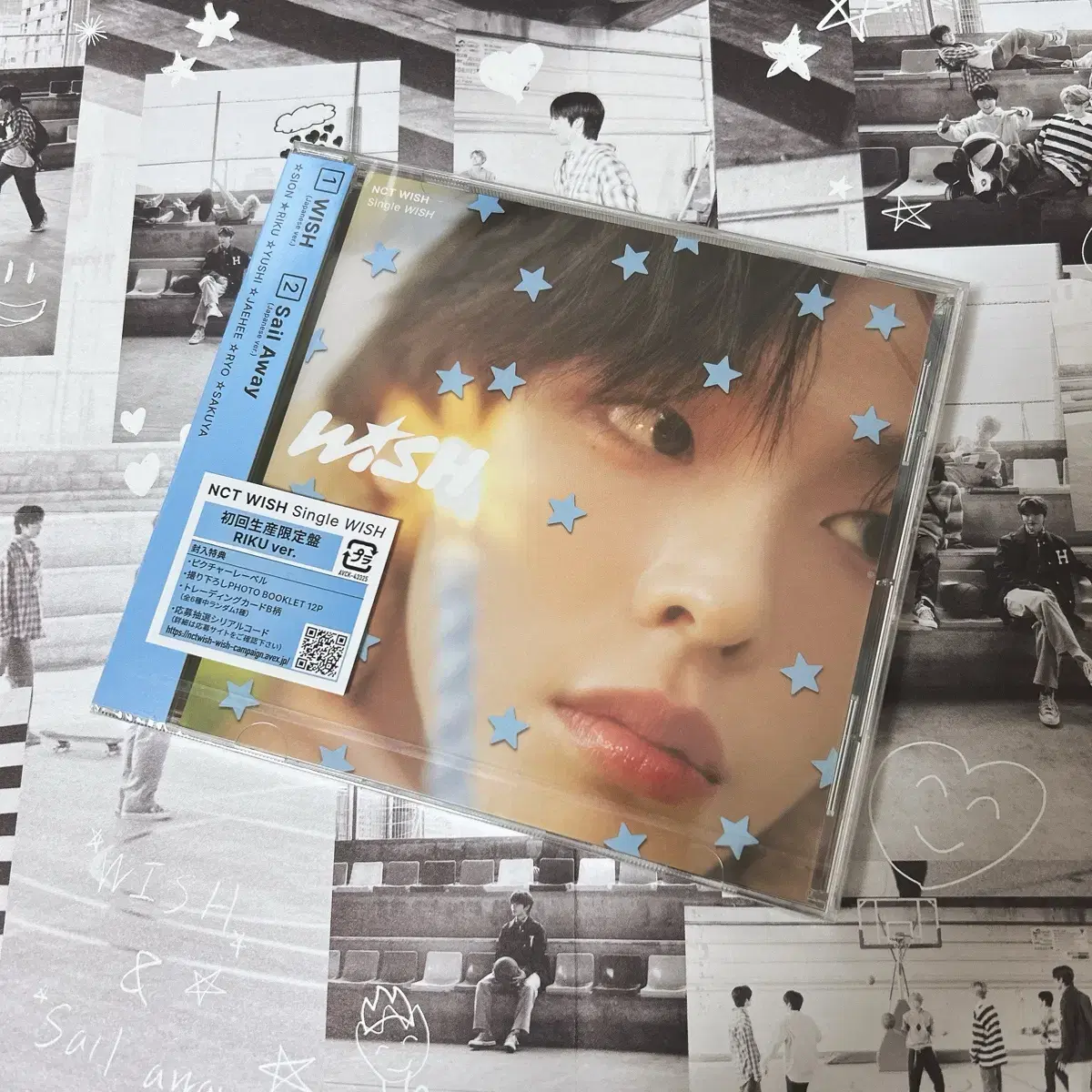 미개봉 리쿠 위시 일본초회한정반 CD NCT WISH 엔시티위시