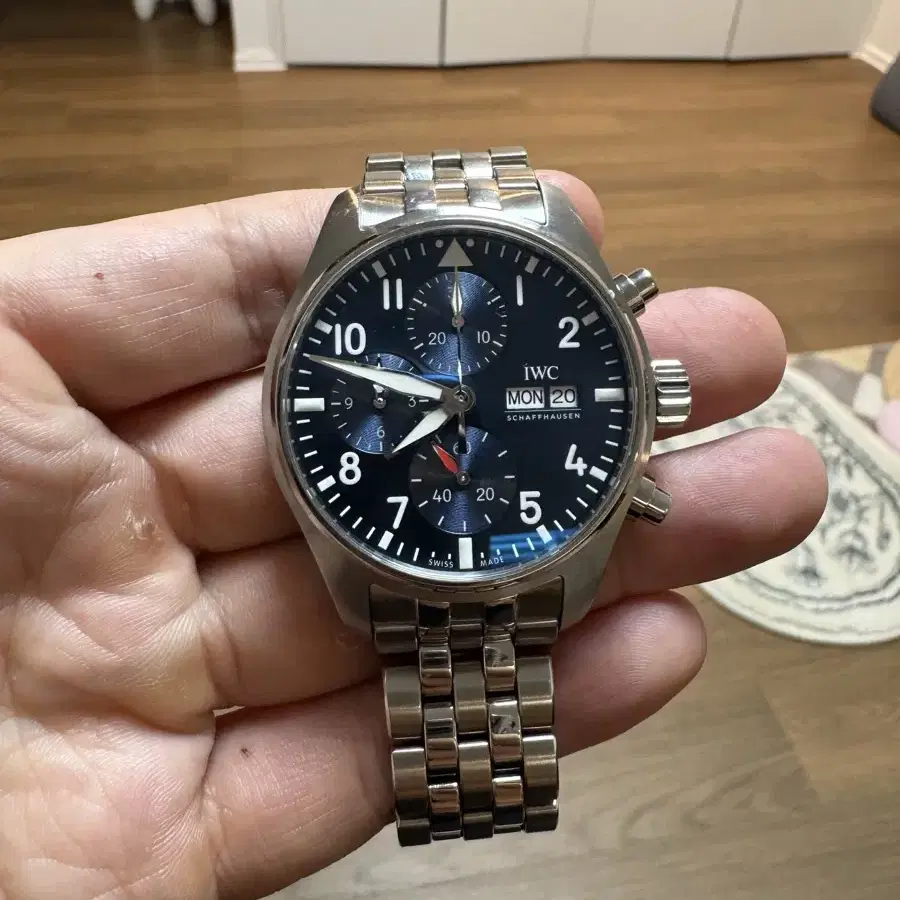 IWC 파일럿 크로노그래프 41 청판