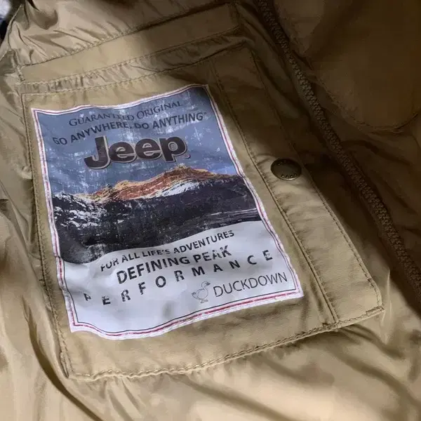 JEEP 덕다운 패딩 베스트 S