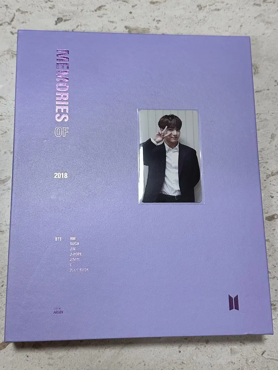 BTS 방탄소년단 2018 메모리즈 DVD 정국 포카 jungkook