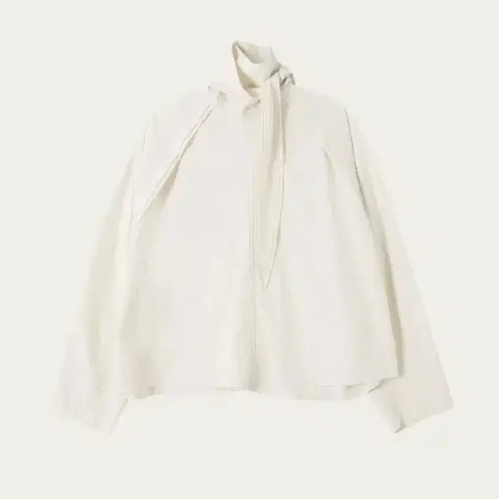 ribbonbit 리본빛 Raphia Blouse white