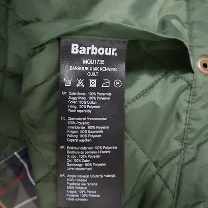 BARBOUR 바버 퀼팅 자켓 미사용 공용가능 설명참조