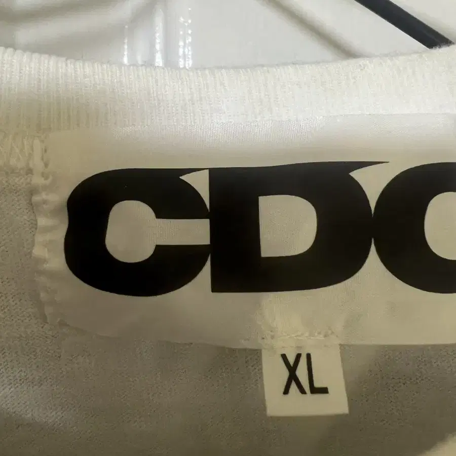 xl)cdg 꼼데가르송 반팔 네온 그린