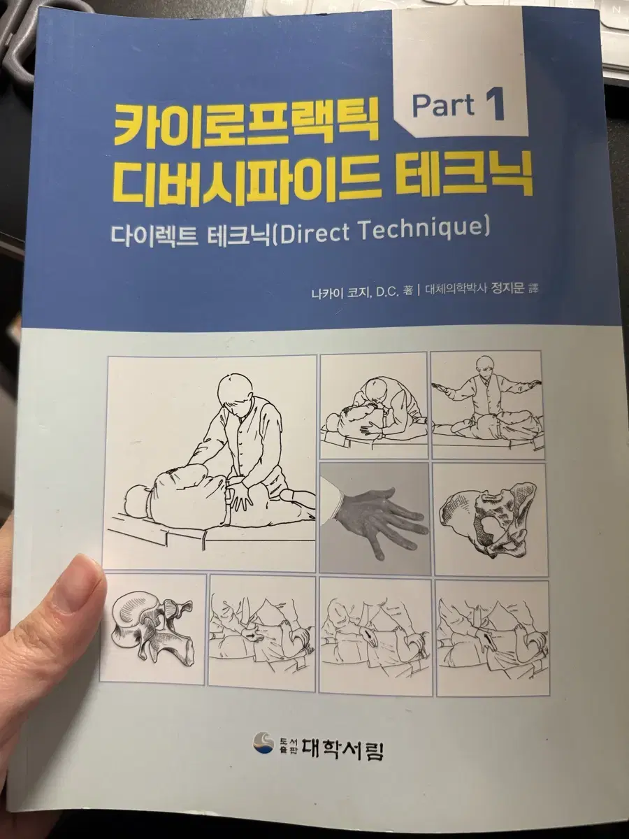 카이로프랙틱 디버시파이드 테크닉 도수치료, 마사지 책