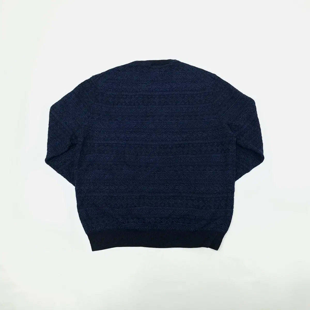 (CS875)M 폴로 페어아일 메리노울 라운드 니트 스웨터knit