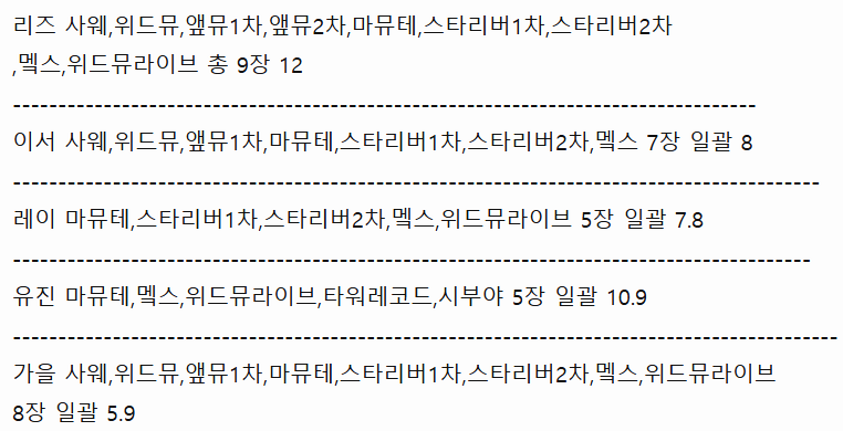 아이브 엠파시 일괄 분철 장원영안유진레이리즈가을이서